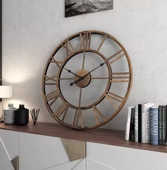 BowLift | ClassicTime | Quartz Wall Clock – 3D Design with Roman Numerals