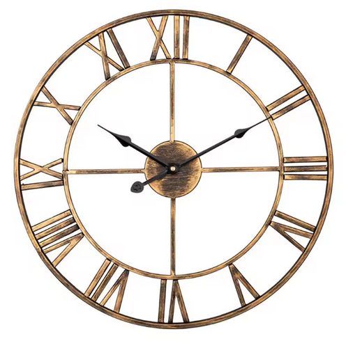 BowLift | ClassicTime | Quartz Wall Clock – 3D Design with Roman Numerals