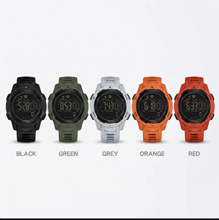 BowLift | Waterproof Military Pedometer Digital Watch