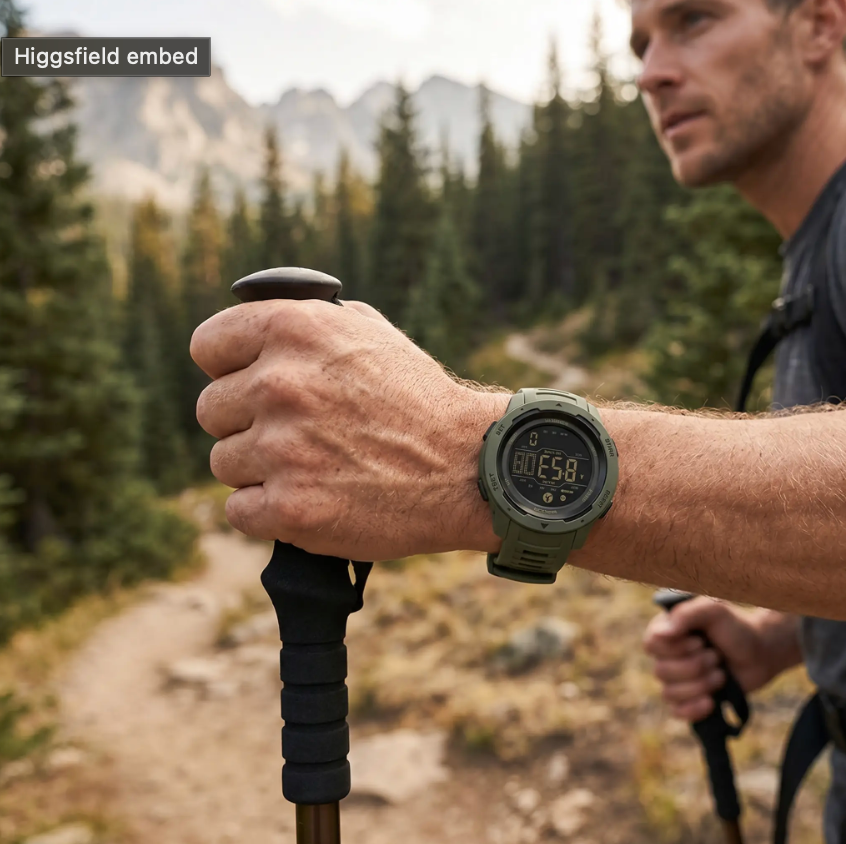 BowLift | Waterproof Military Pedometer Digital Watch