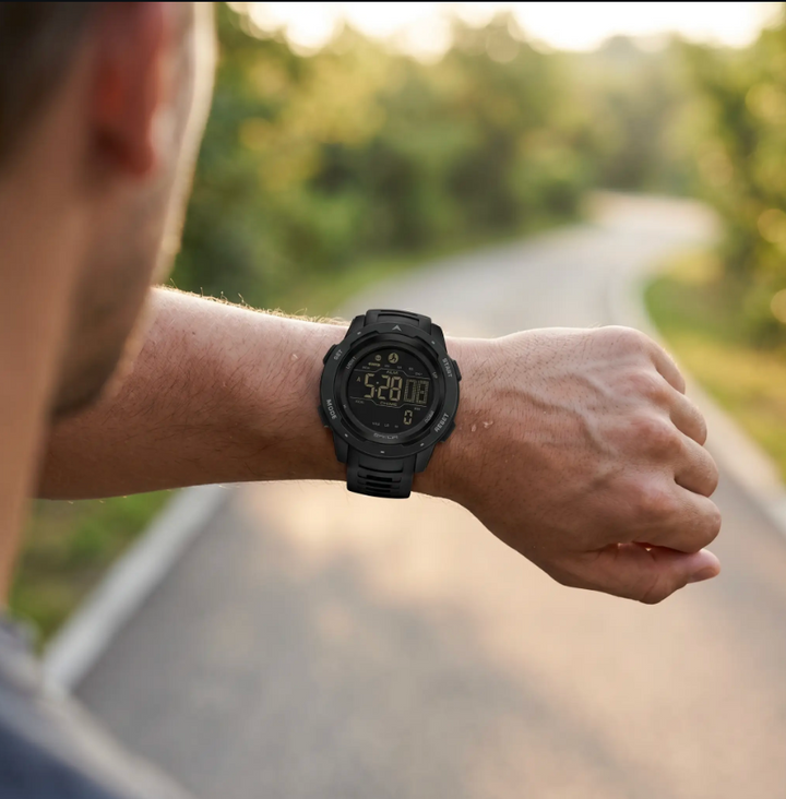 BowLift | Waterproof Military Pedometer Digital Watch
