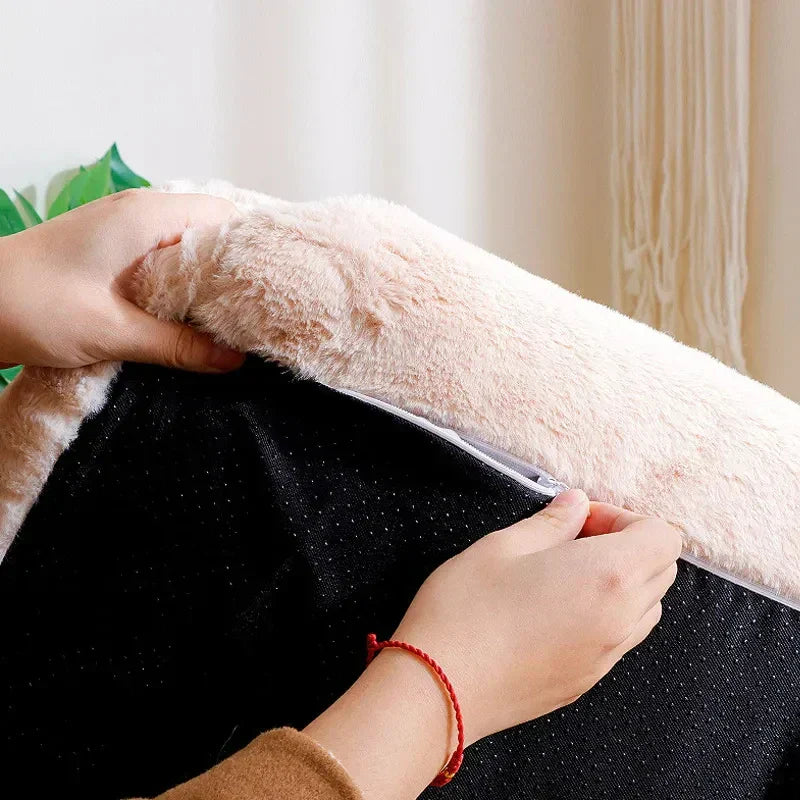 BowLift | Sofalux Luxury Cat Bed - Plush Warmth for Cats & Small Dogs, Winter Comfort