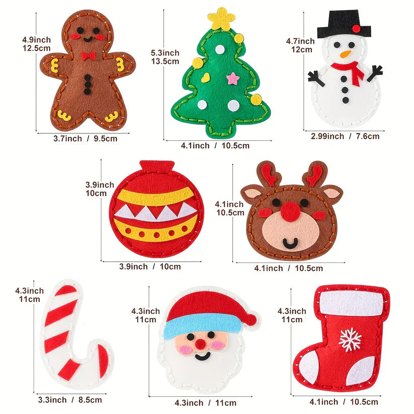BowLift | Safe DIY Felt Christmas Sewing Set