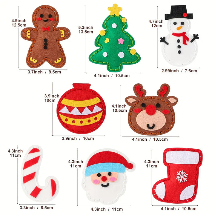 BowLift | Safe DIY Felt Christmas Sewing Set