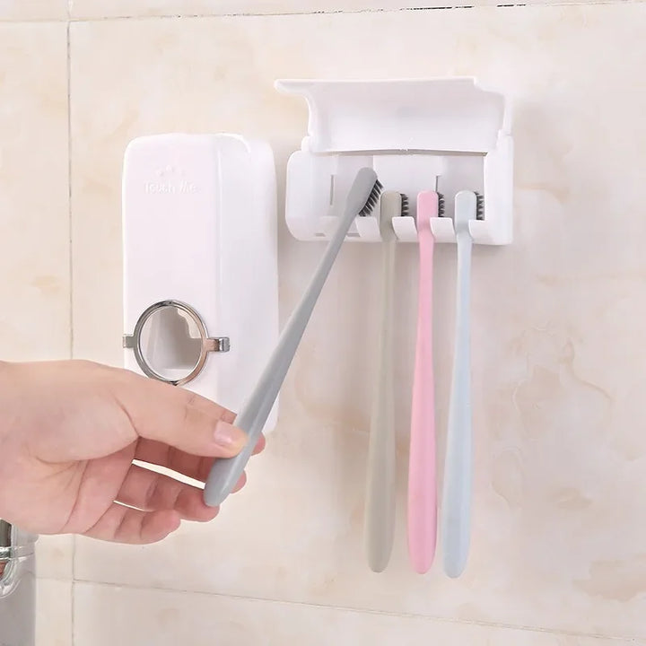 BowLift | Automatic Toothpaste Squeezer Toothbrush Holder