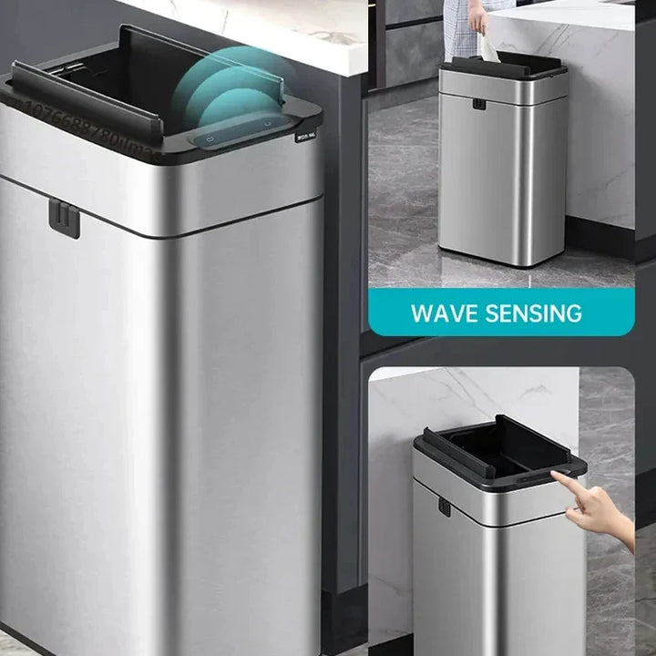 BowLift | Smart Stainless Steel Automatic Sensor Trash Bin
