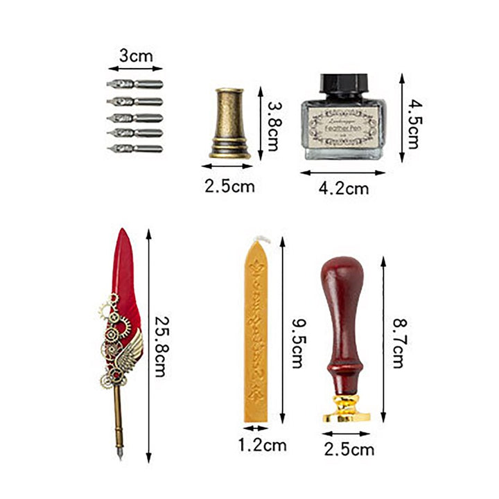 BowLift | Phoenix Feather Mechanic Calligraphy Pen Set