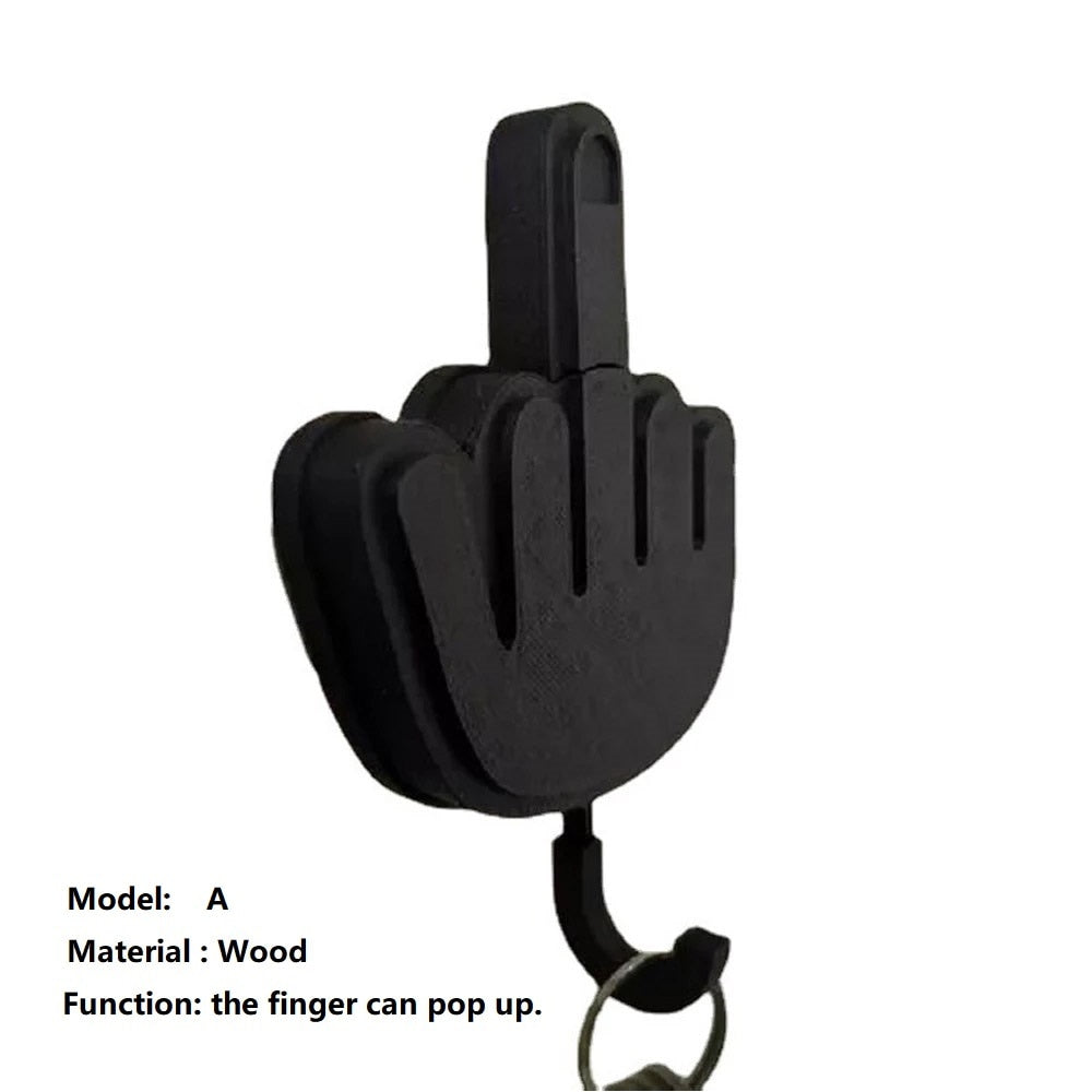 BowLift | Middle Finger Wall Key Hook