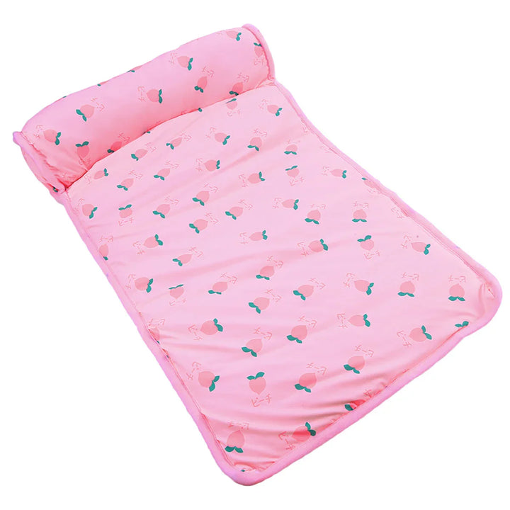 BowLift | Cooling Mat FrostTail for Dogs & Cats | With Headrest | Breathable & Washable | Non-slip & Comfortable