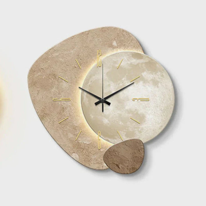 BowLift | Scandinavian Luxurious Wall Clock – Modern Design with Lighting