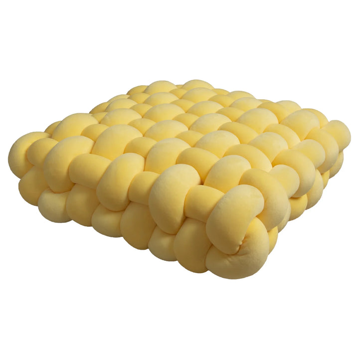 Chunky Woven Knot Cushion | Bowlift