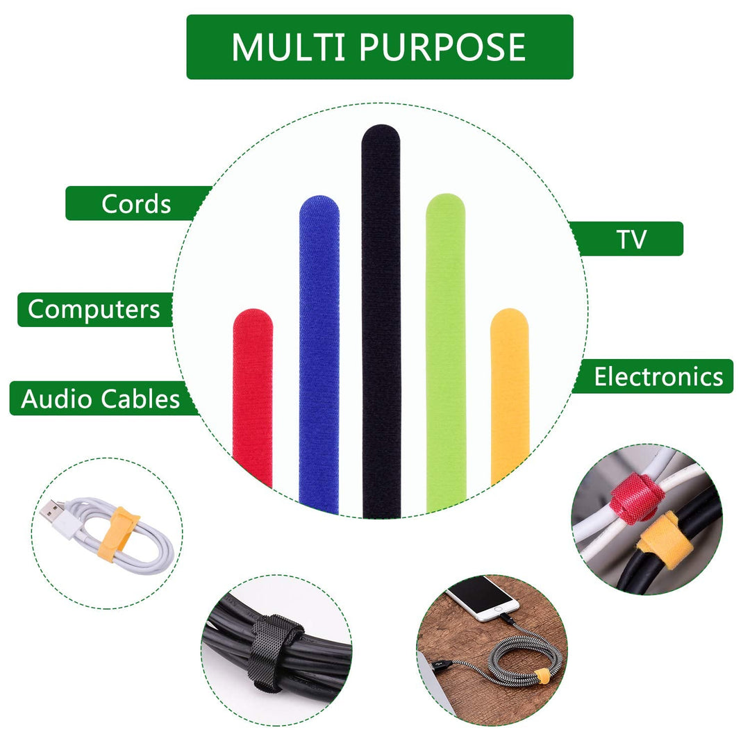 BowLift | Multicolor Separable Cable Organizer Ties