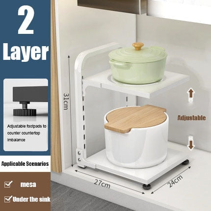 BowLift | Easy Stack Adjustable Multi-layer Corner Rack