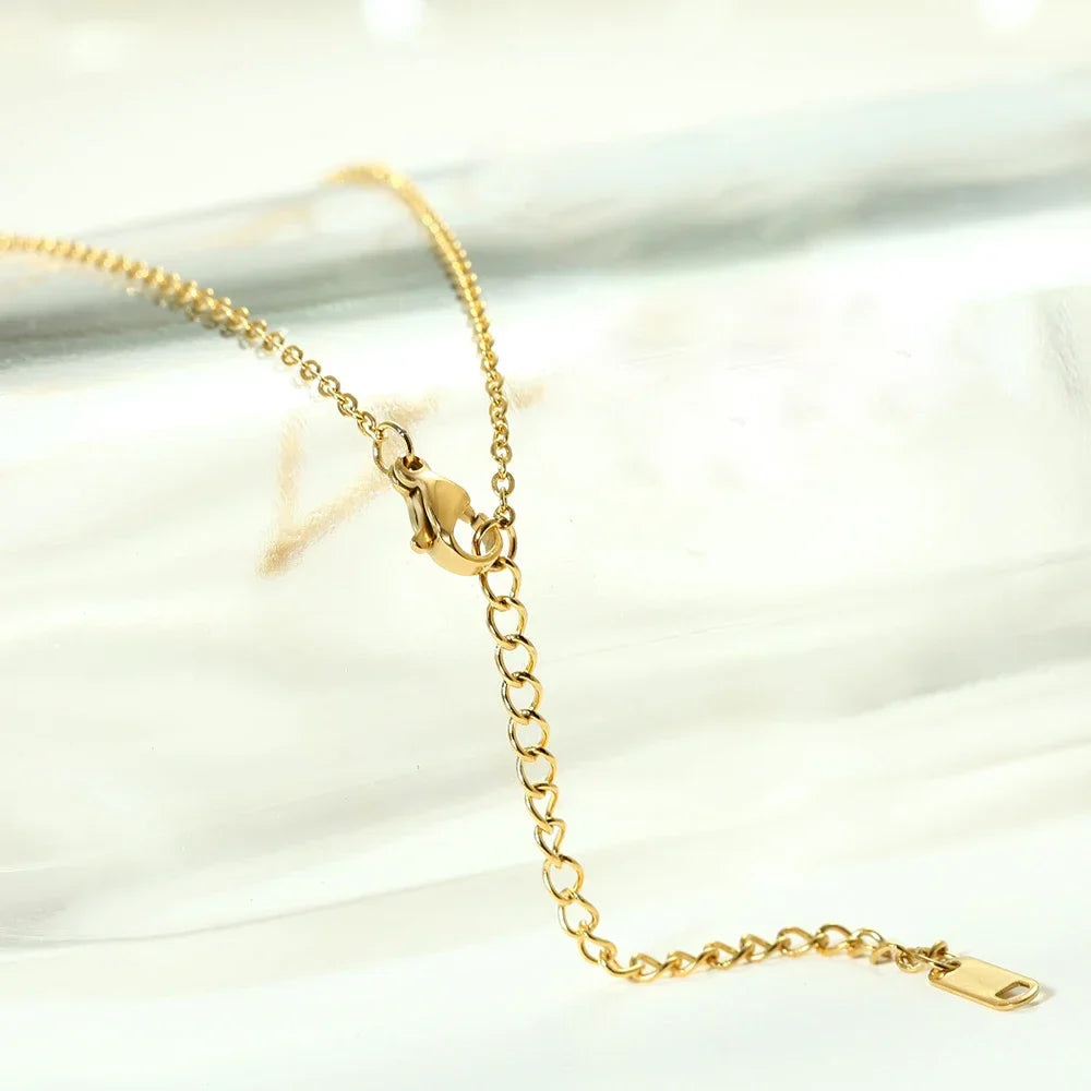 BowLift | Dainty Minimal Letter Initial Necklace