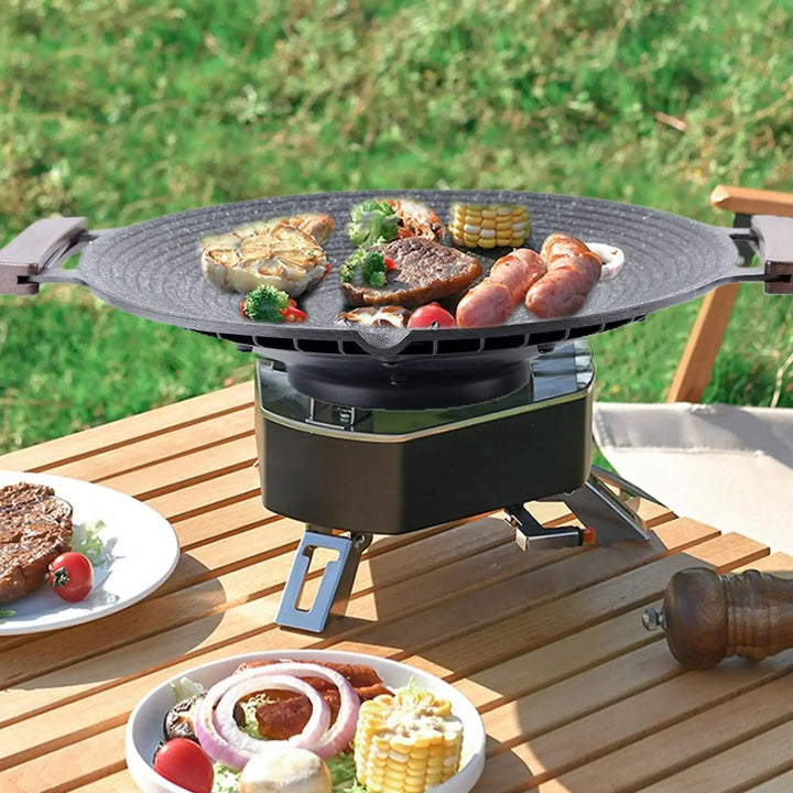 BowLift | Portable Aluminium Grill Pan with Handles for Camping & BBQ – Arlo
