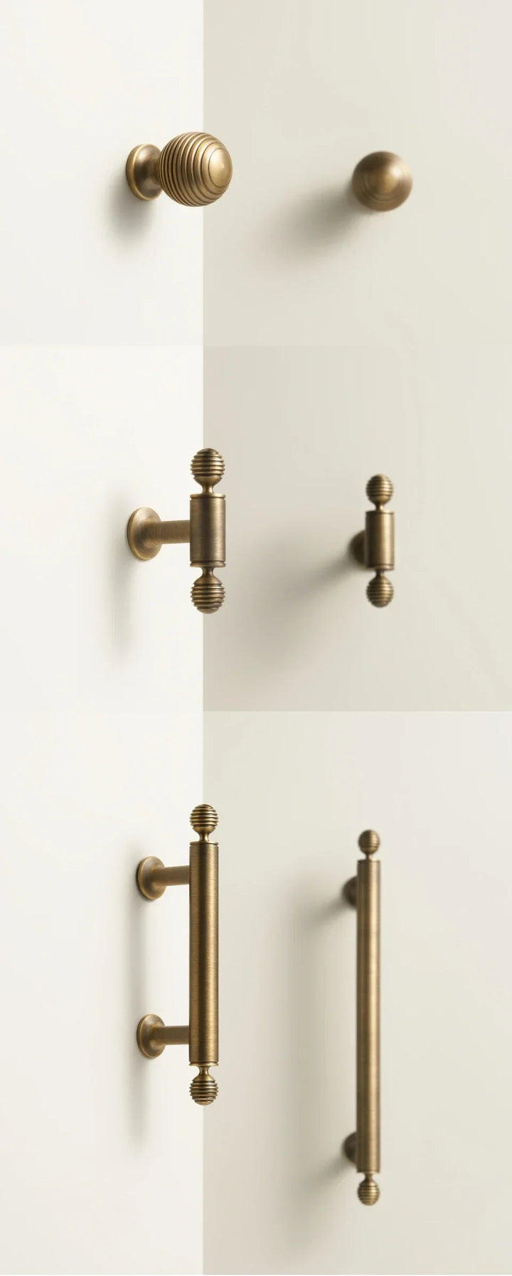 BrassElegance Solid Brass Antique T-Griff Bowlift