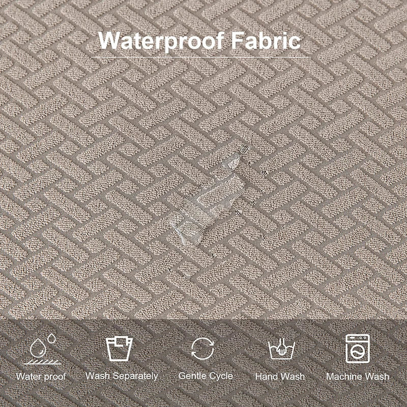 BowLift | CasaLino | Waterproof Chair Seat Covers | Elastic & Washable | Checked Design | 4 Variants | For Kitchen & Dining Room