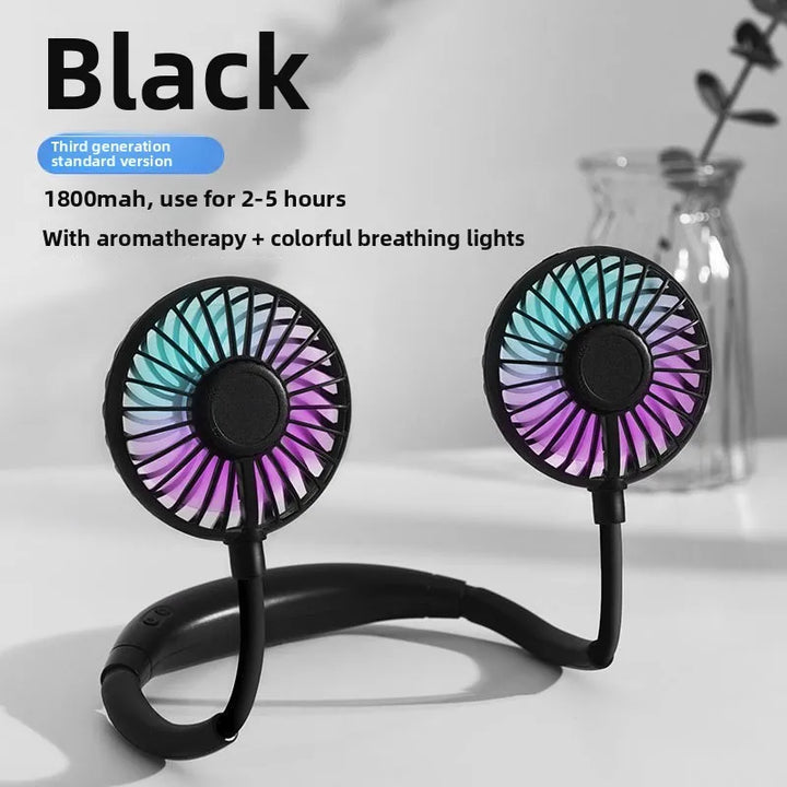 BowLift | Adjustable Hands-Free Neck Cooling Fan