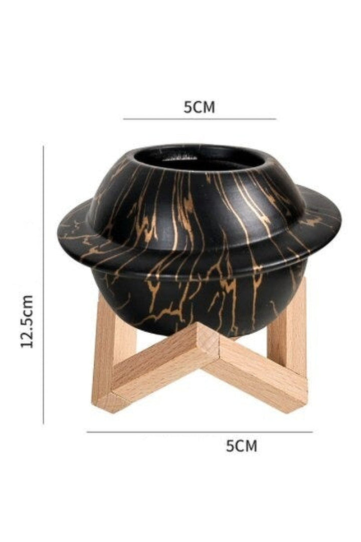 Motif ceramic pot for succulents | Bowlift