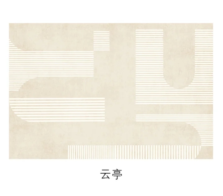 BowLift | Japanese Minimalistic Soft Rug Non-Slip High Pile Carpet Living and Bedroom