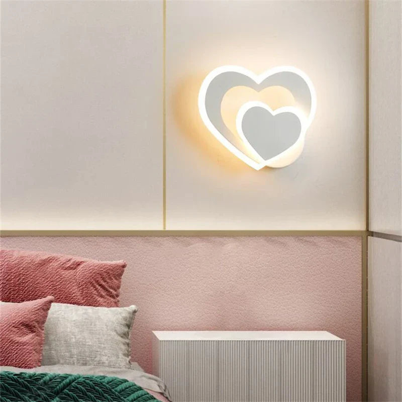 HeartGlow Wall Lamp - Modern LED Lighting Bowlift