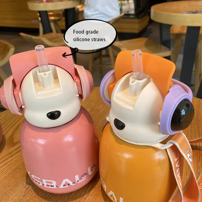 BowLift | DJ Bear Stainless Steel Thermos