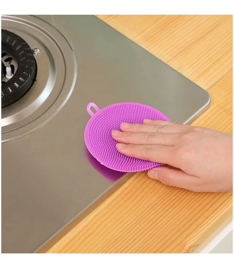 CleanFlex – Silicone Dish Brush & Multifunctional Kitchen Scrubber Pad Bowlift