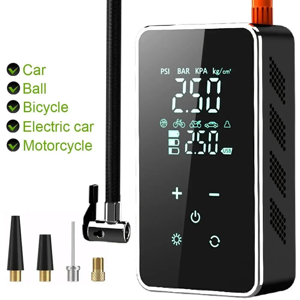 BowLift | Portable wireless air pump with touchscreen & 150psi pressure