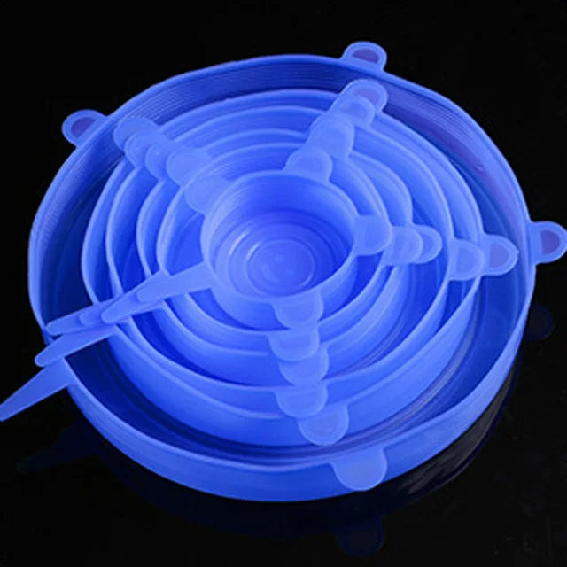 BowLift | Elastic Silicone Lid Covers 6PCS
