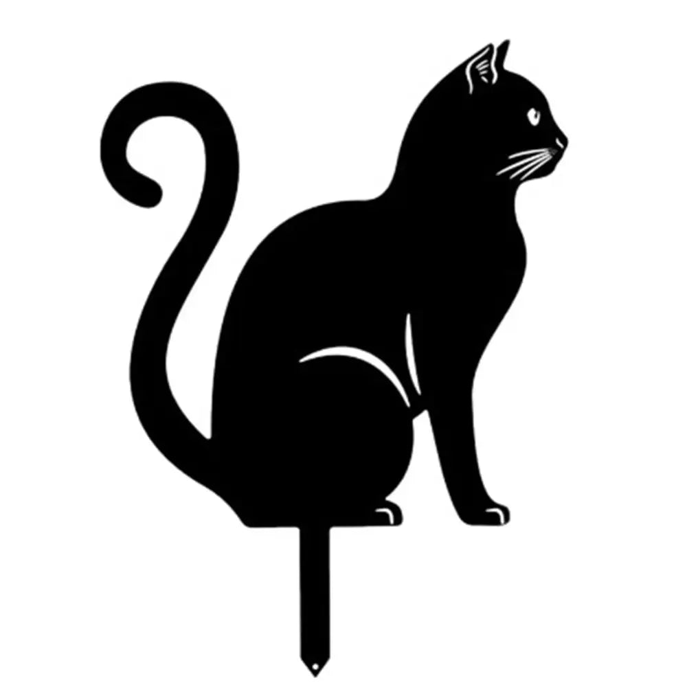 BowLift | Mystical Black Cat Creative Garden Figure