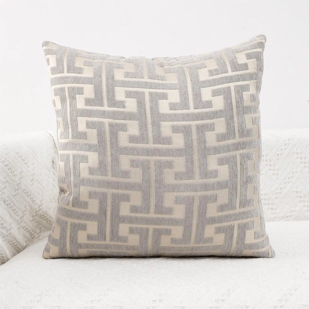 BowLift | Serenité Luxe Cushion Cover - Striped Cushion Cover for a Warm Home