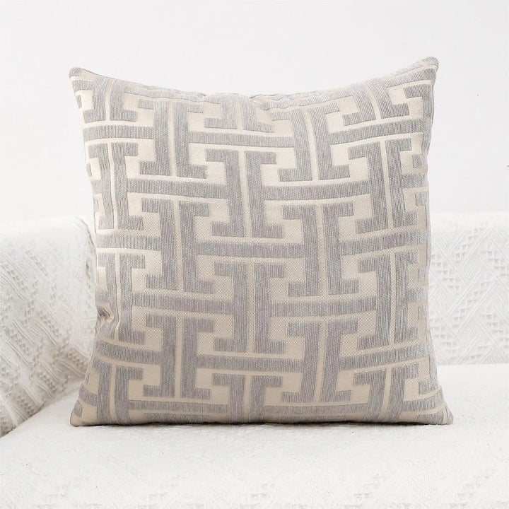 BowLift | Serenité Luxe Cushion Cover - Striped Cushion Cover for a Warm Home