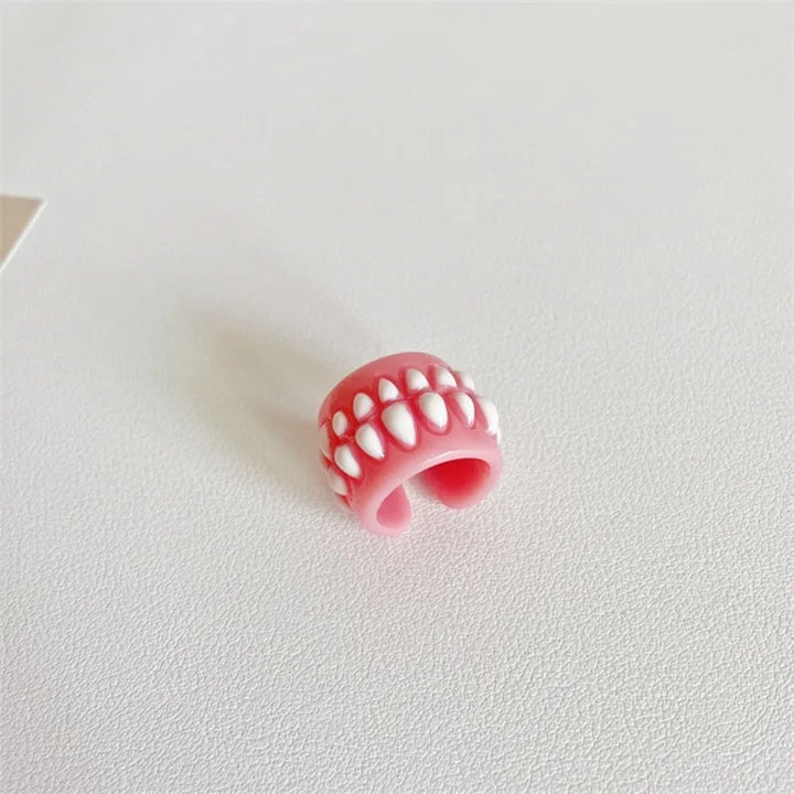 BowLift | Resin Creative Love Bite Teeth-Shaped Rings