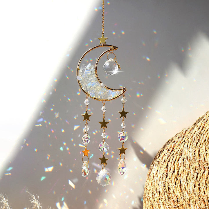 BowLift | Crystal Sun Catcher Moon Decor