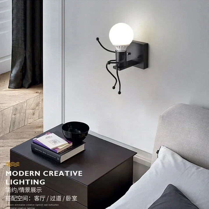 RobotLume – Trendy LED Wall Lamp for Kids Bowlift
