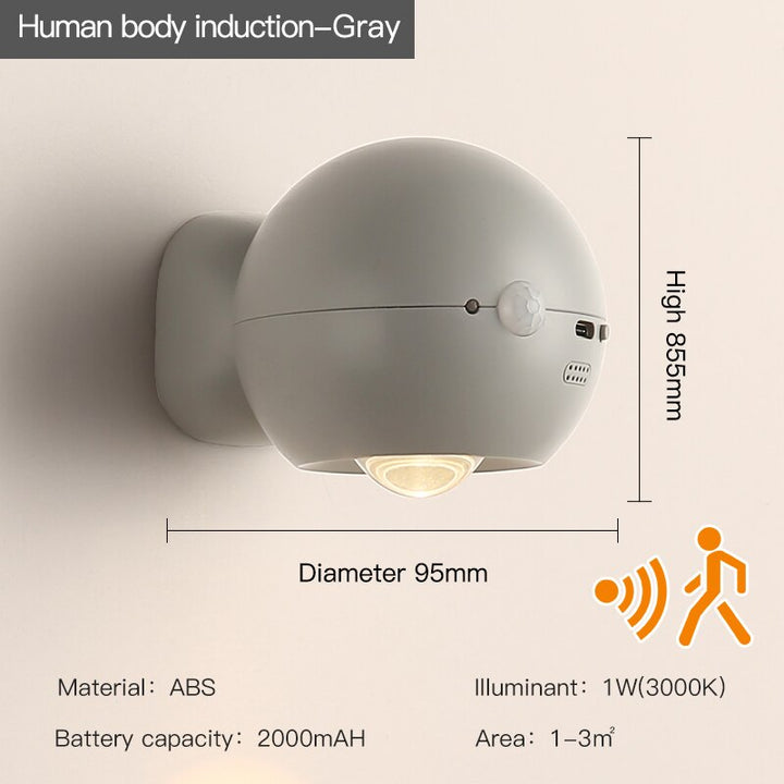BowLift | Eye Project Motion Sensor Rechargeable Wall Lamp