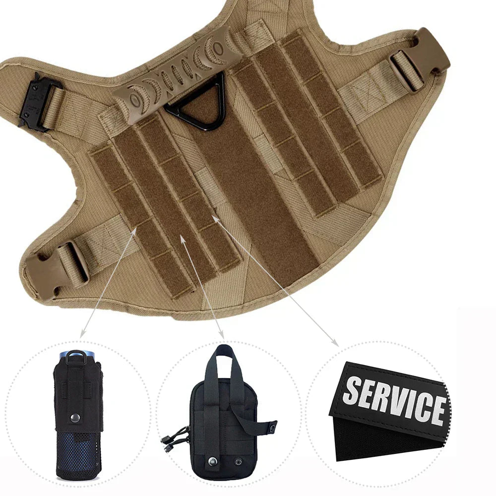 BowLift | Guardpaw Tactical Dog Harness with Handle - Durable, Adjustable, Leash Set