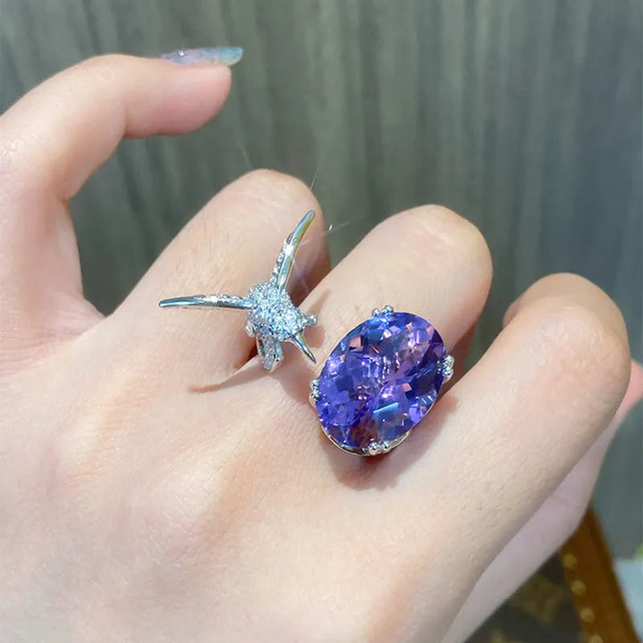BowLift | Majestic Hummingbird Gemstone Ring
