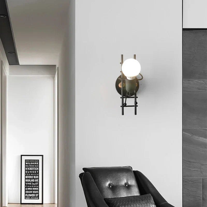 RobotLume – Trendy LED Wall Lamp for Kids Bowlift