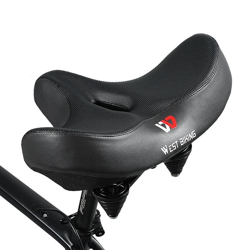 BowLift | Ergonomic Bike Saddle with Thick Cushion Pad – Most Comfortable Bike Saddle for MTB and Road Bikes, Breathable Design