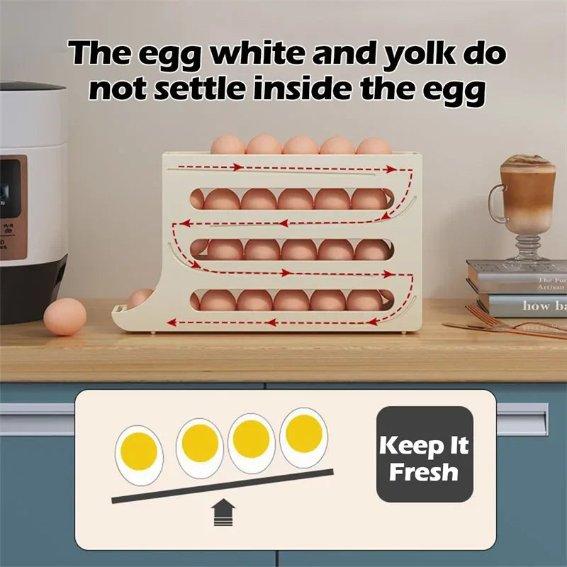 BowLift | Eggs Dispenser Fridge Organizer Rack
