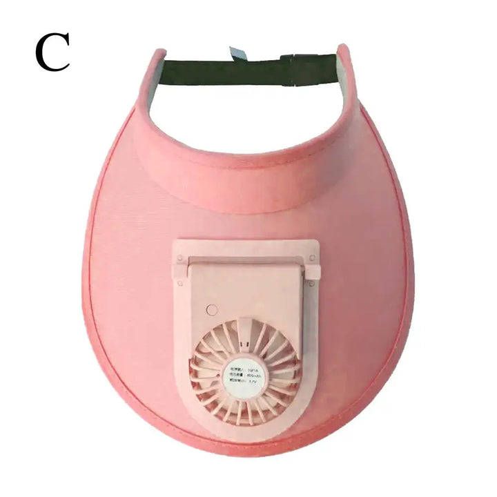 BowLift | Breathable Summer Sun Visor Cooling Fan Hat
