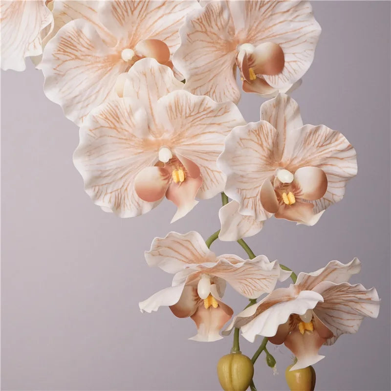 9-headed artificial Phalaenopsis flower