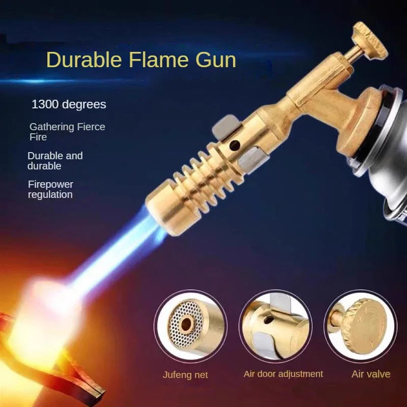 BowLift | Flammex Pro Soldering Torch | For Butane Gas | Adjustable Flame up to 1300 °C | Compact & Ergonomic | Ideal for Kitchen & Outdoor