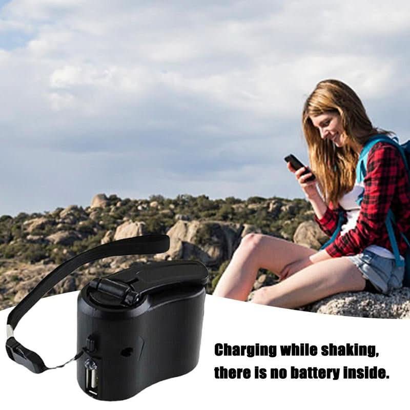BowLift | Portable Hand Crank Emergency Charger with USB & LED