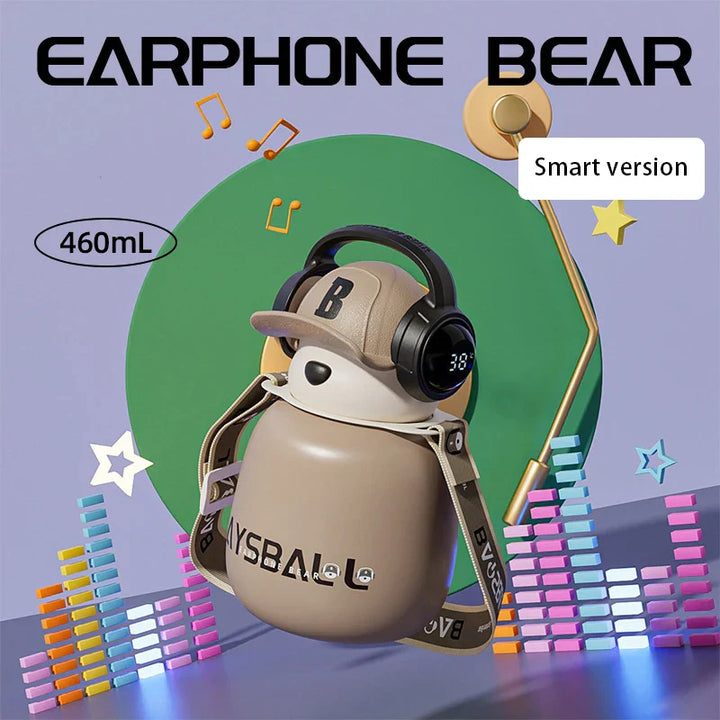 BowLift | DJ Bear Stainless Steel Thermos