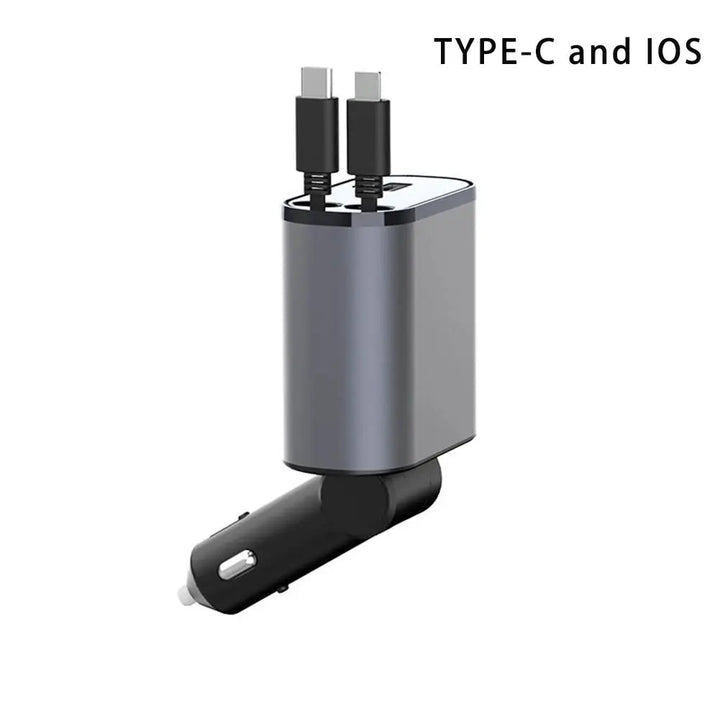 BowLift | 4in1 Retractable Fast Charging Car Lighter Charger
