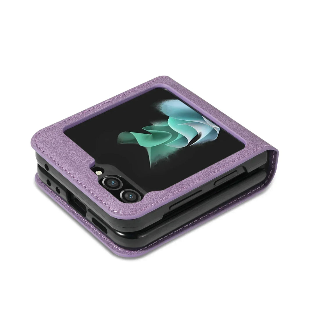 BowLift | Leather Wallet Case for Samsung Galaxy Z Flip Series