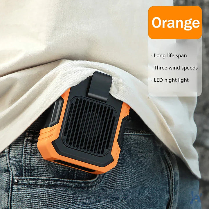 BowLift | USB Rechargeable Portable Waist Clip Air Conditioner Fan