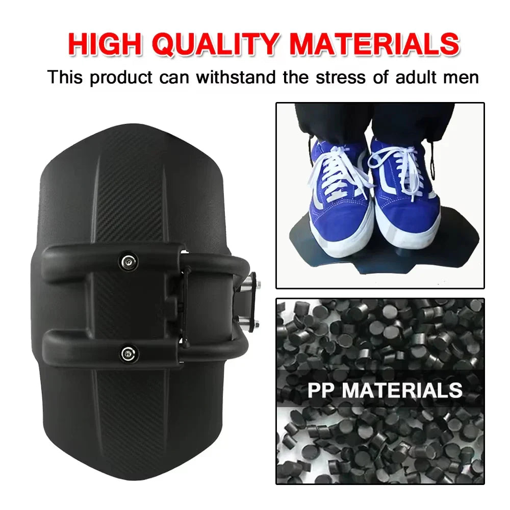 BowLift | Universal Motorcycle Rear Fender Mudguard with Steel Bracket – TrailGuard